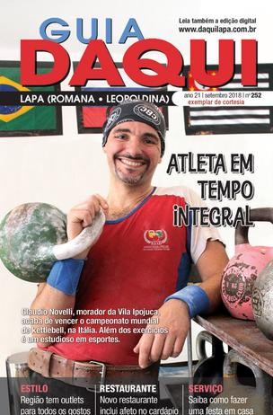 Daqui Lapa Leopoldina – Edição 252 – Setembro de 2018