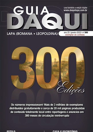 Daqui Lapa – Edição 300 – Janeiro de 2023